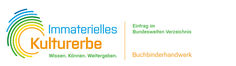 Logo Buchbinderhandwerk Immaterielles Kulturerbe